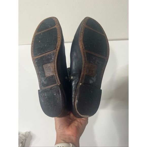 Frye Jillian Short Zip Leather Boots Black Sz 7 - Picture 12 of 12